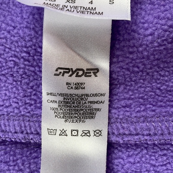 Women’s Spyder Zip Up Sweater Size XS - Picture 5 of 9